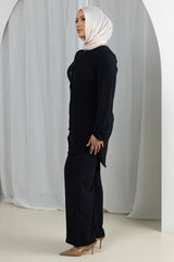 SM9009Black-top-pants-set