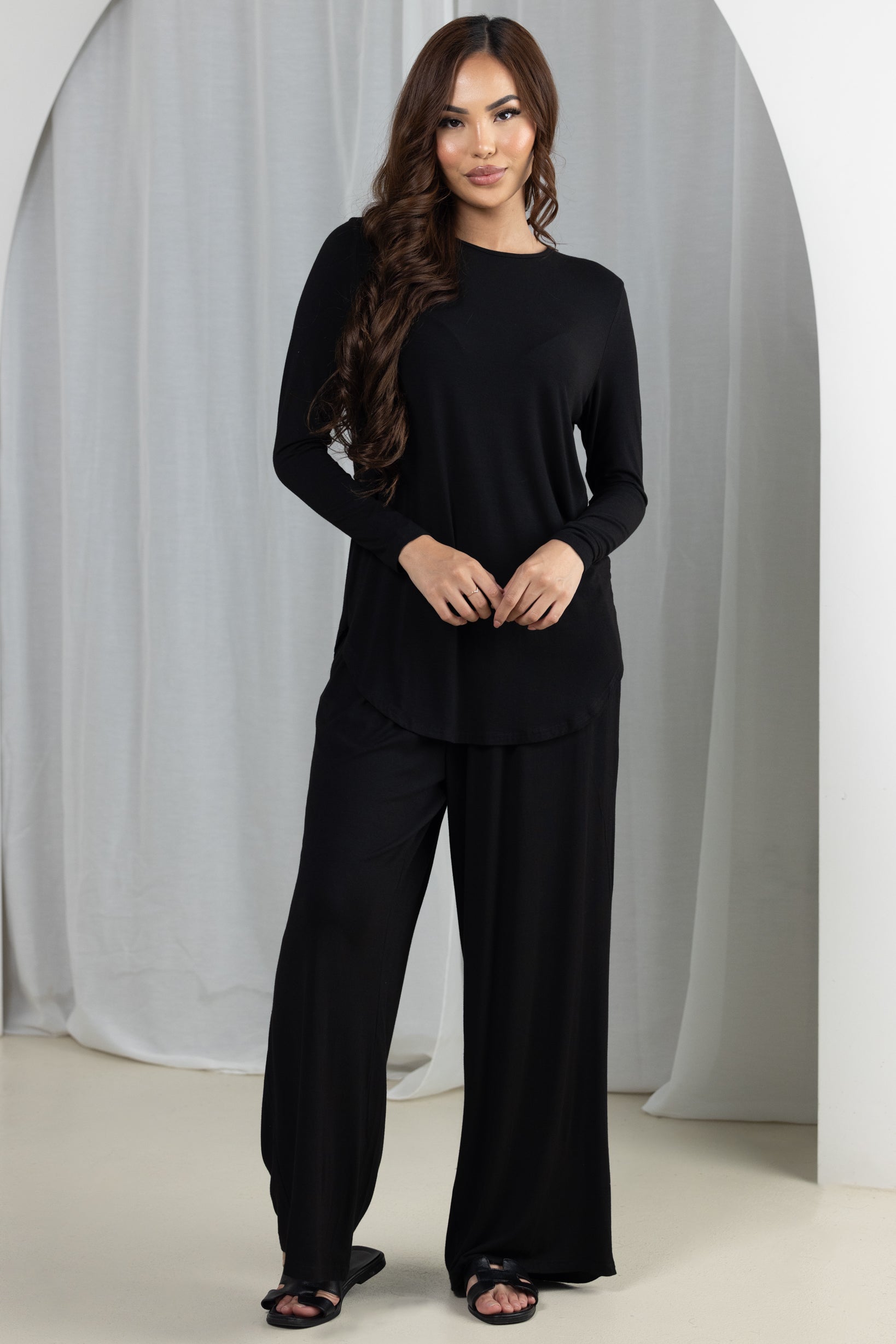 SM9102-BLK-top-pants-set