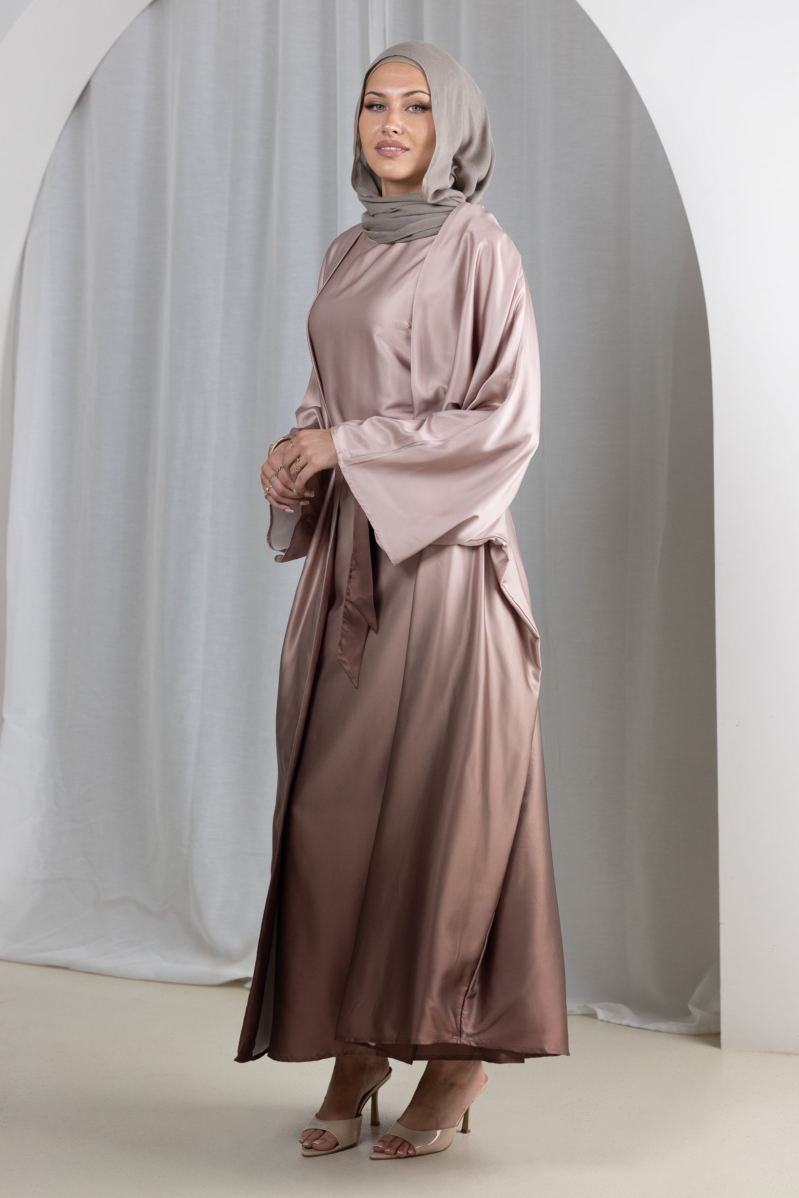 Areem Tie Dye Abaya Set