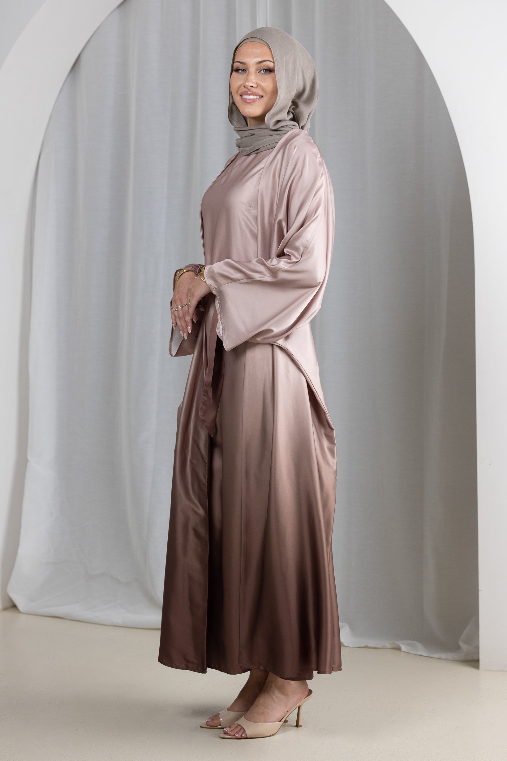 Areem Tie Dye Abaya Set