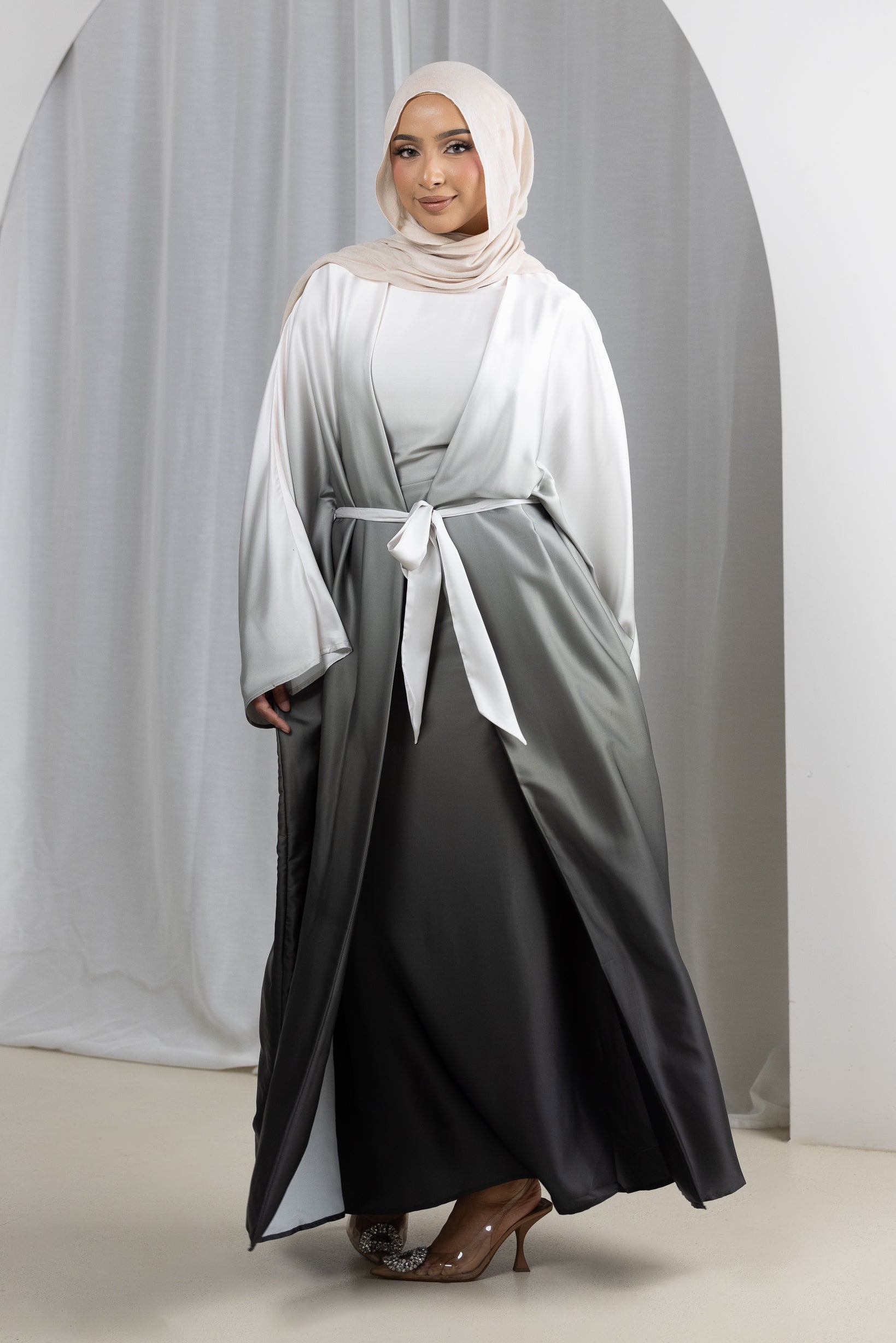 Areem Tie Dye Abaya Set