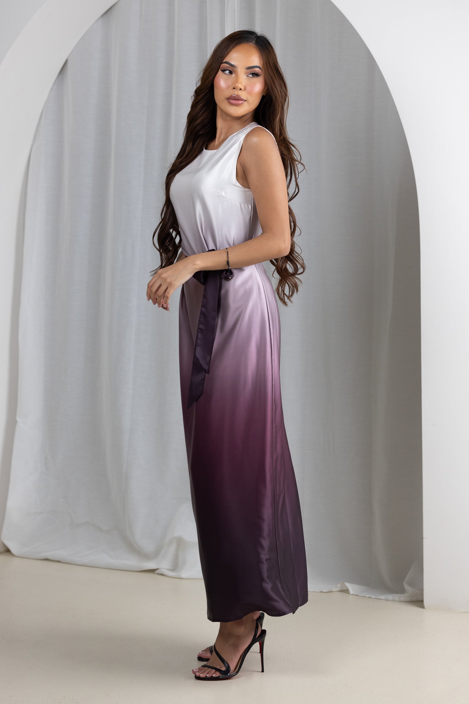 Areem Tie Dye Abaya Set