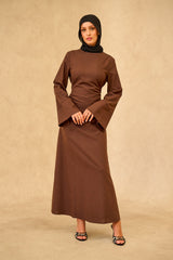 SS0006-Choc-maxi-dress