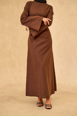 SS0006-Choc-maxi-dress