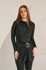 Soleil Brooch swim Top