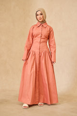 SS0066-BLU-shirt-maxi-dress