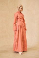 SS0066-BLU-shirt-maxi-dress