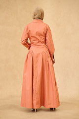 SS0066-BLU-shirt-maxi-dress