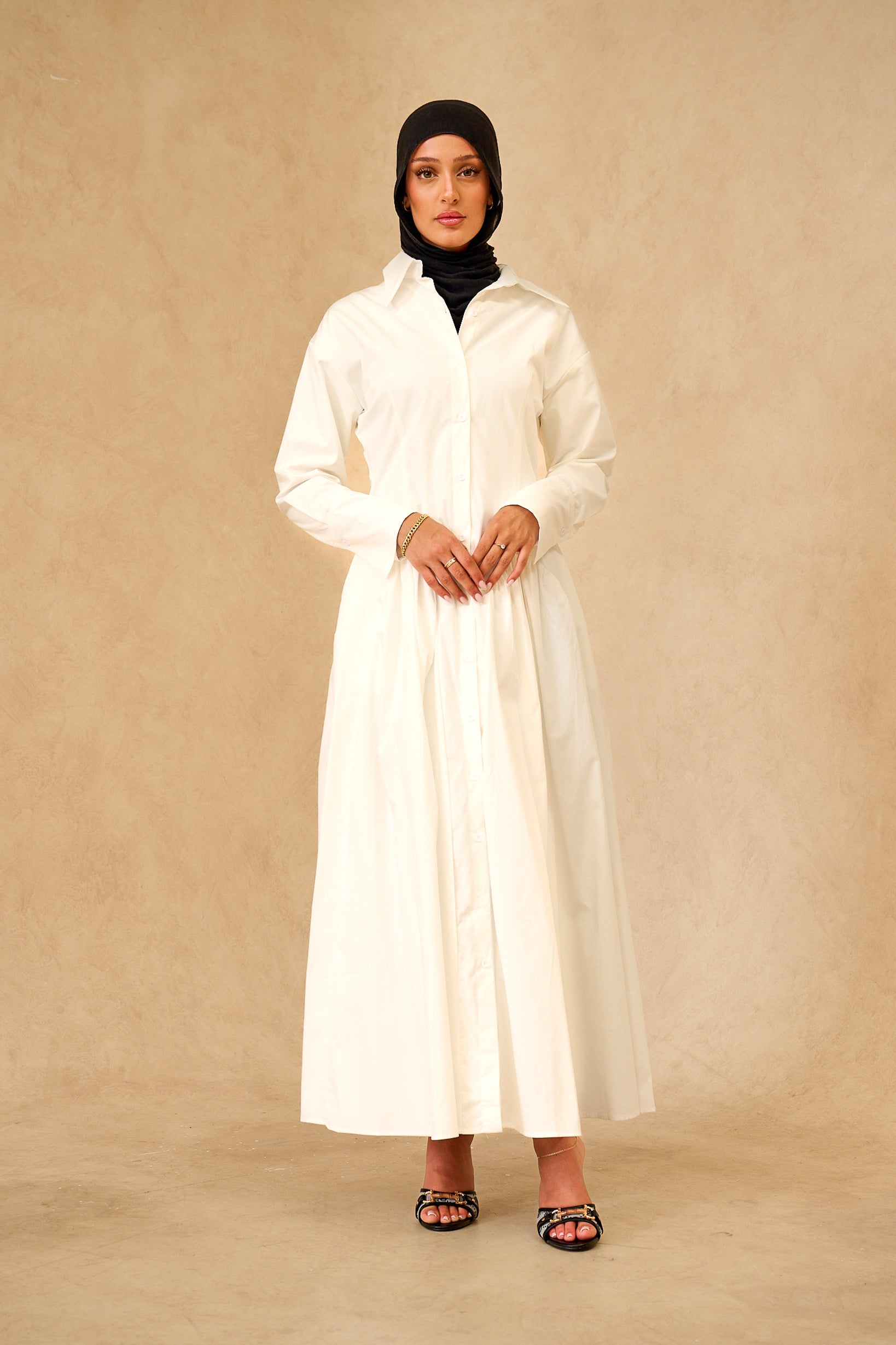 SS0066-WHI-shirt-maxi-dress