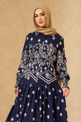 SS0130-NAV-printed-maxi-dress