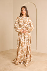 SS0132-BRO-botanical-dress