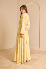 SS0132-YEL-botanical-dress