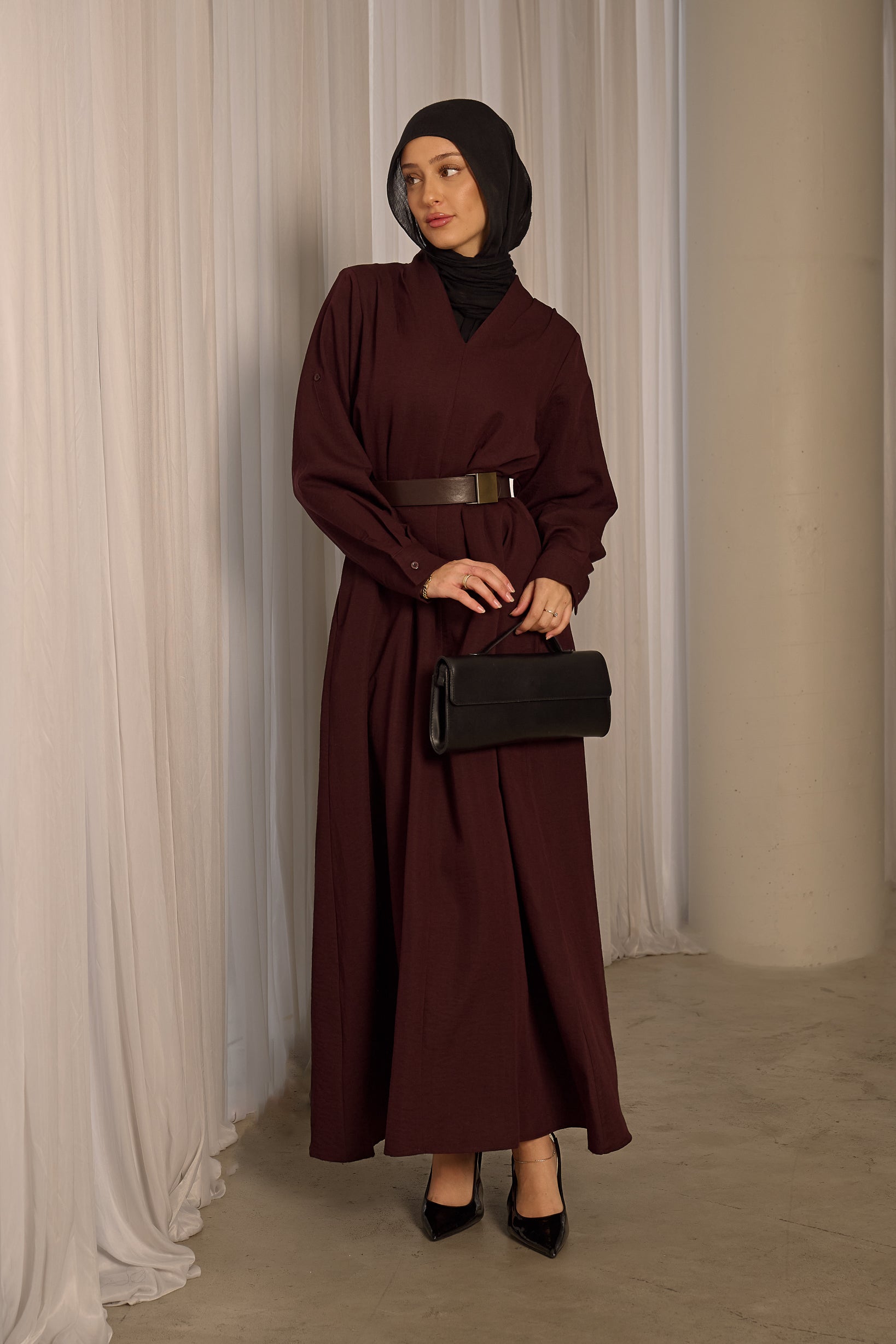 SS0153-Burgndy-Dress