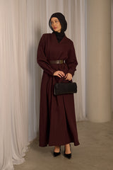 SS0153-Burgndy-Dress