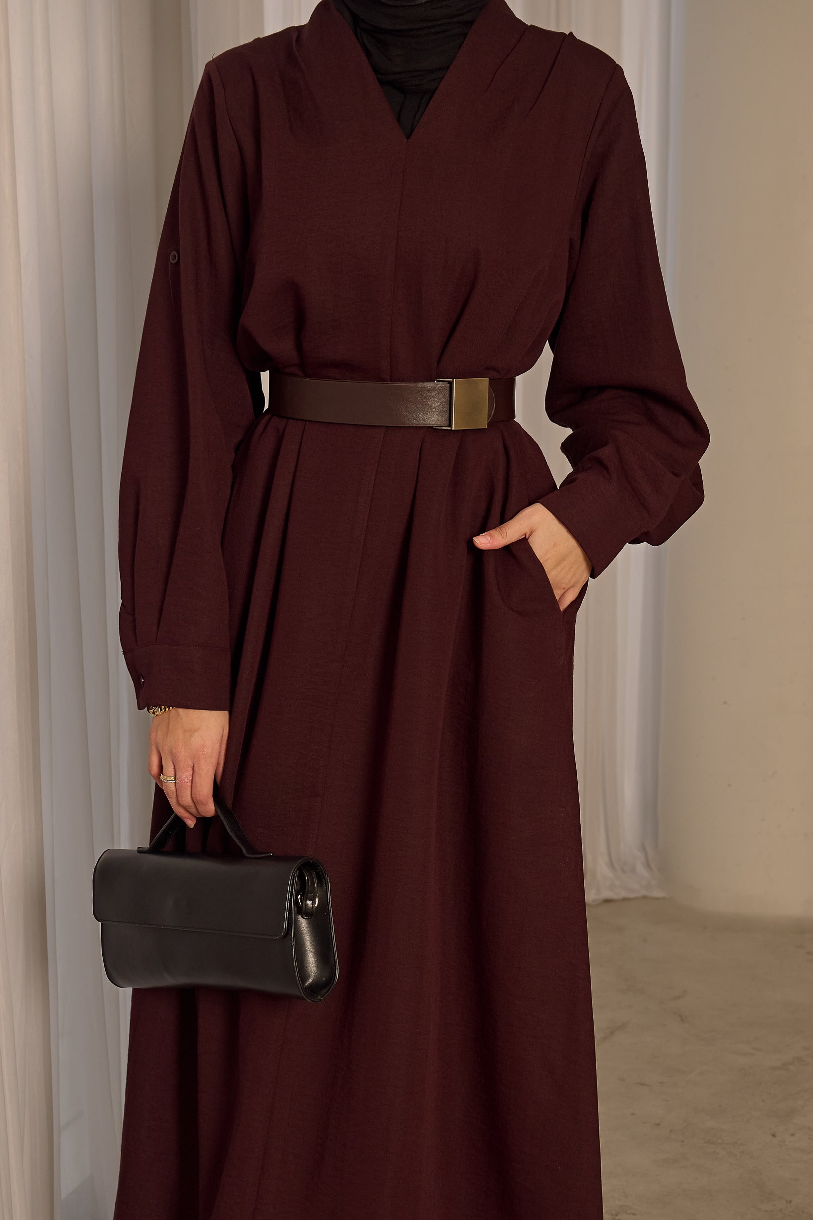 SS0153-Burgndy-Dress