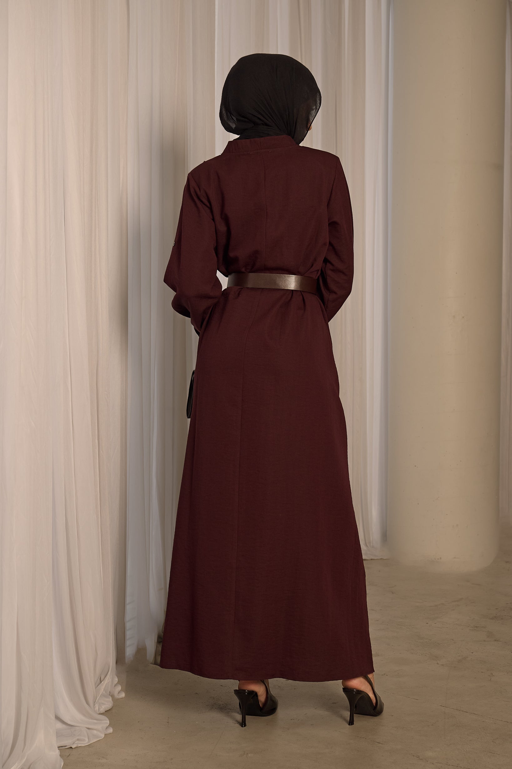 SS0153-Burgndy-Dress