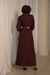 SS0153-Burgndy-Dress