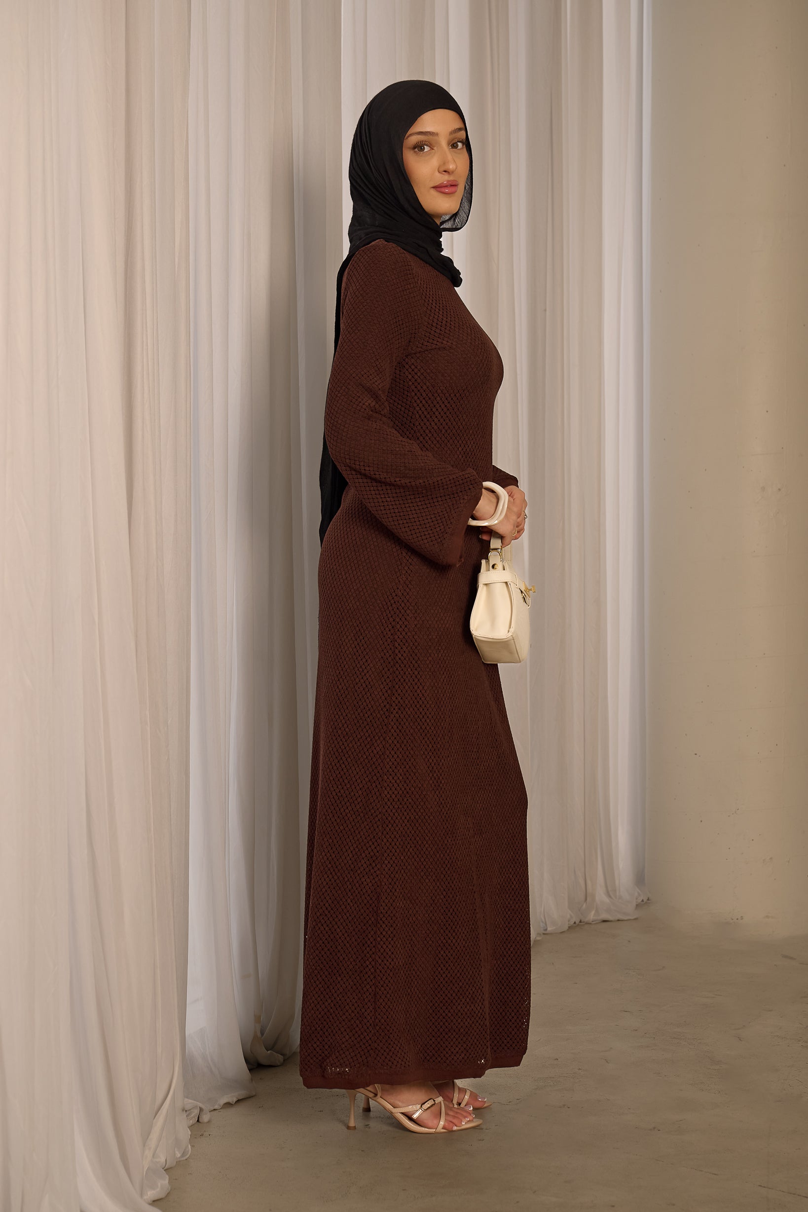 Pointelle Maxi Dress