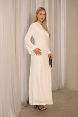 Pointelle Maxi Dress