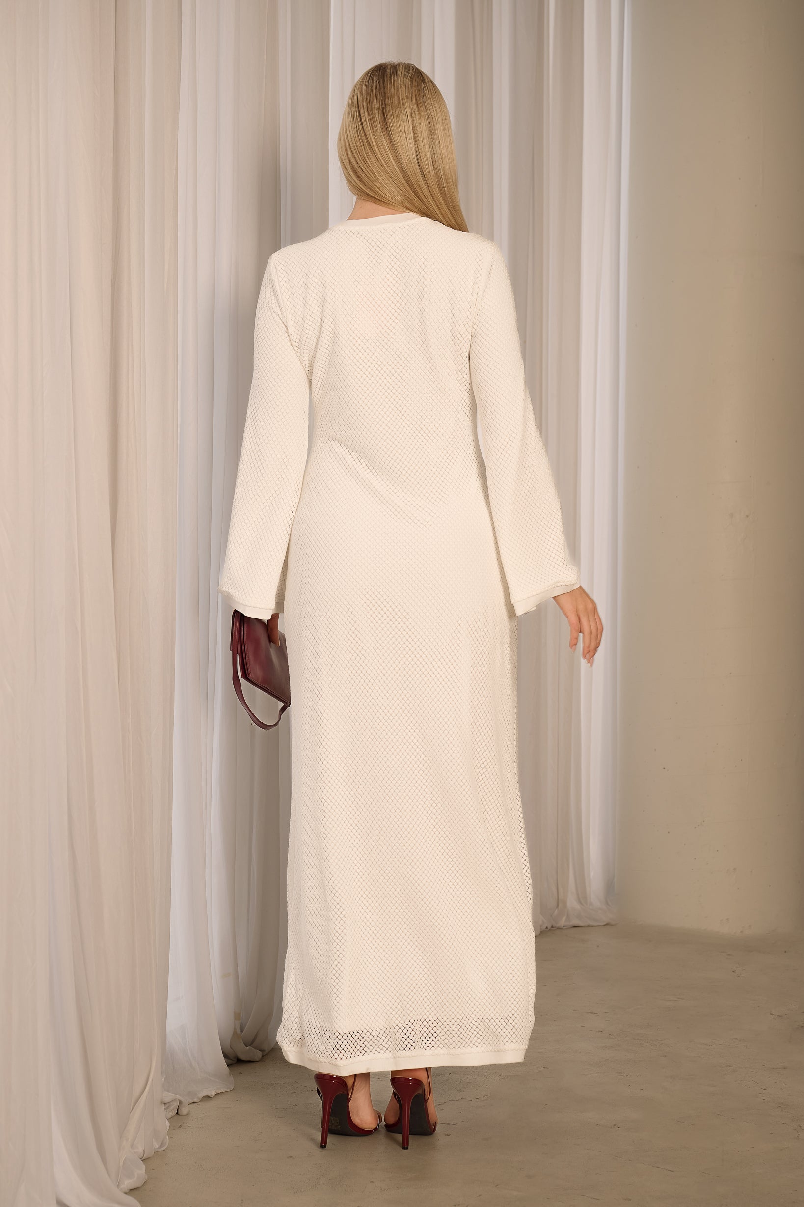 Pointelle Maxi Dress