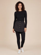 Button Layering Skirt