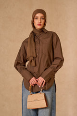 Cici Side Split Shirt