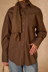 Cici Side Split Shirt