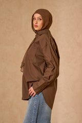 Cici Side Split Shirt