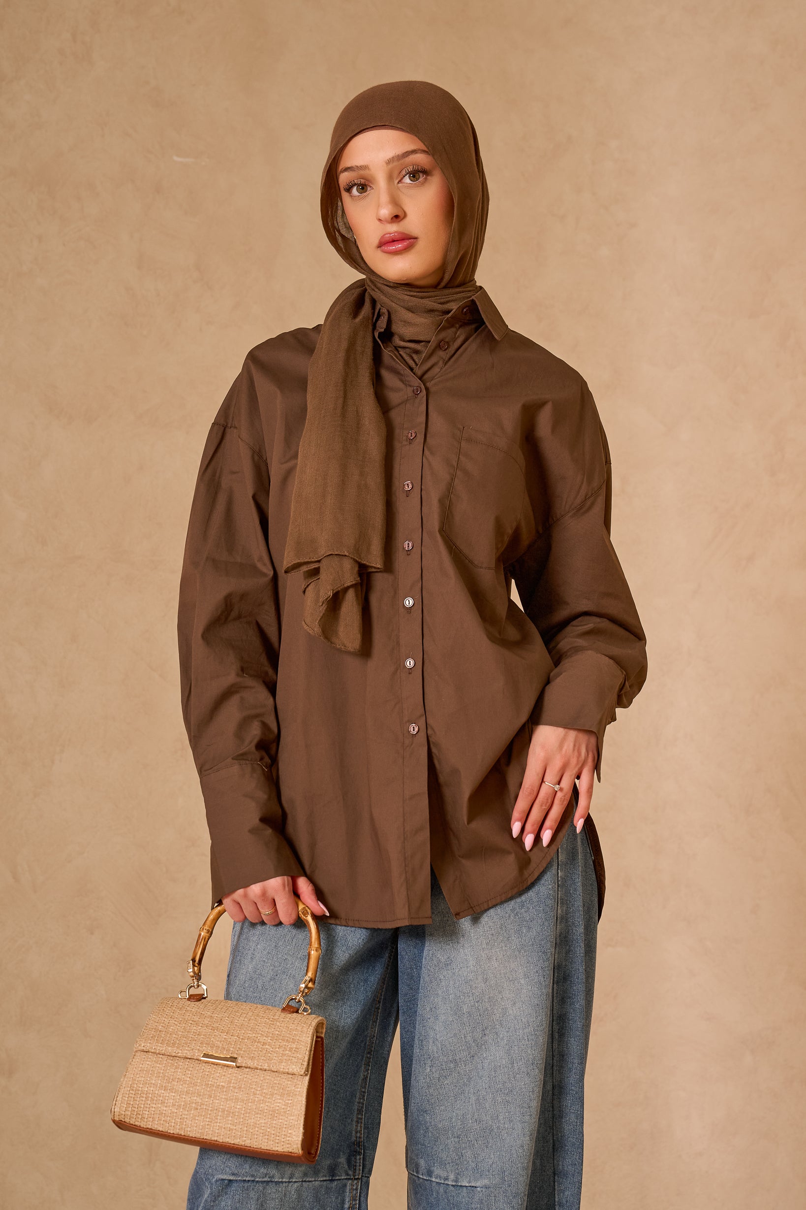 Cici Side Split Shirt