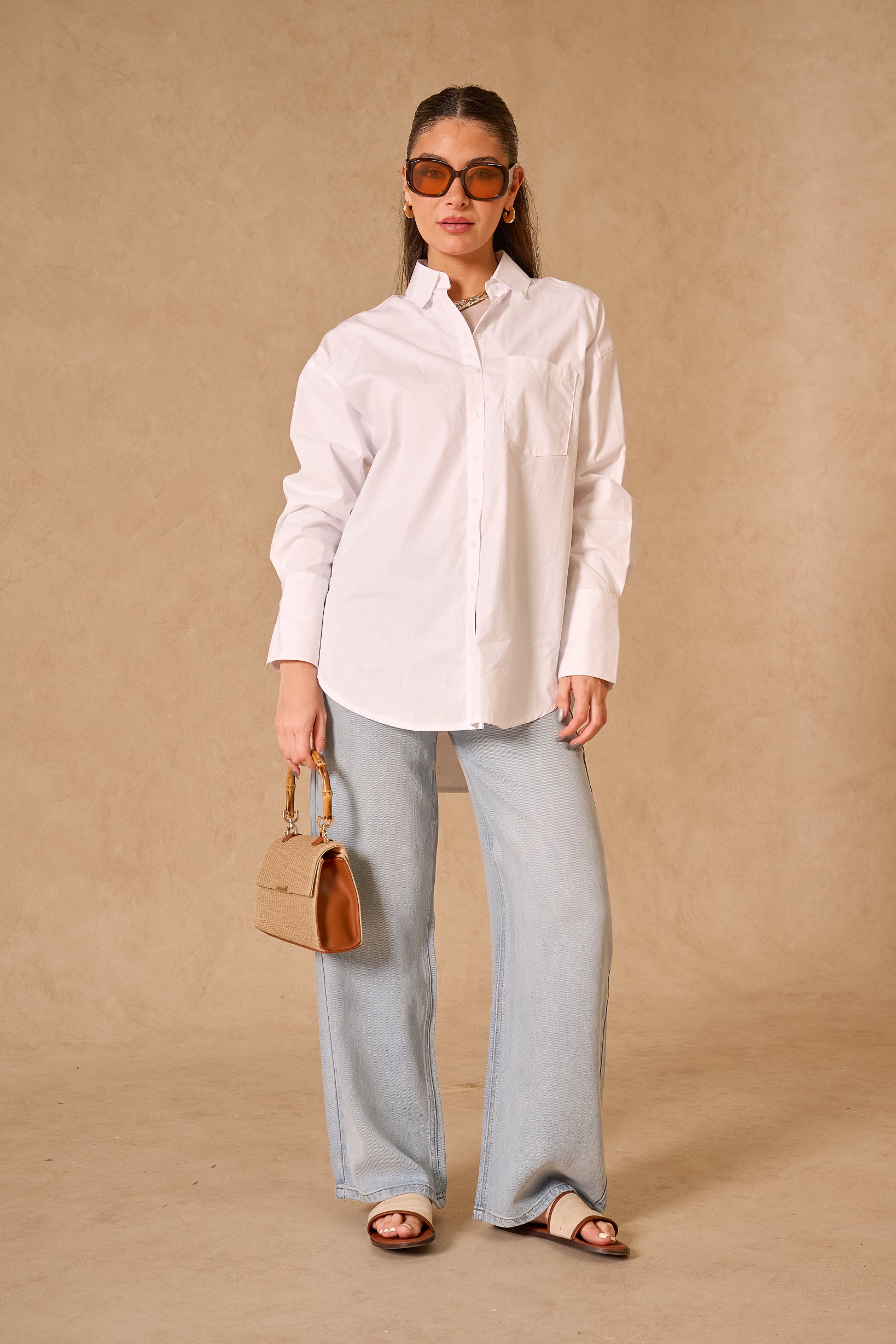 Cici Side Split Shirt