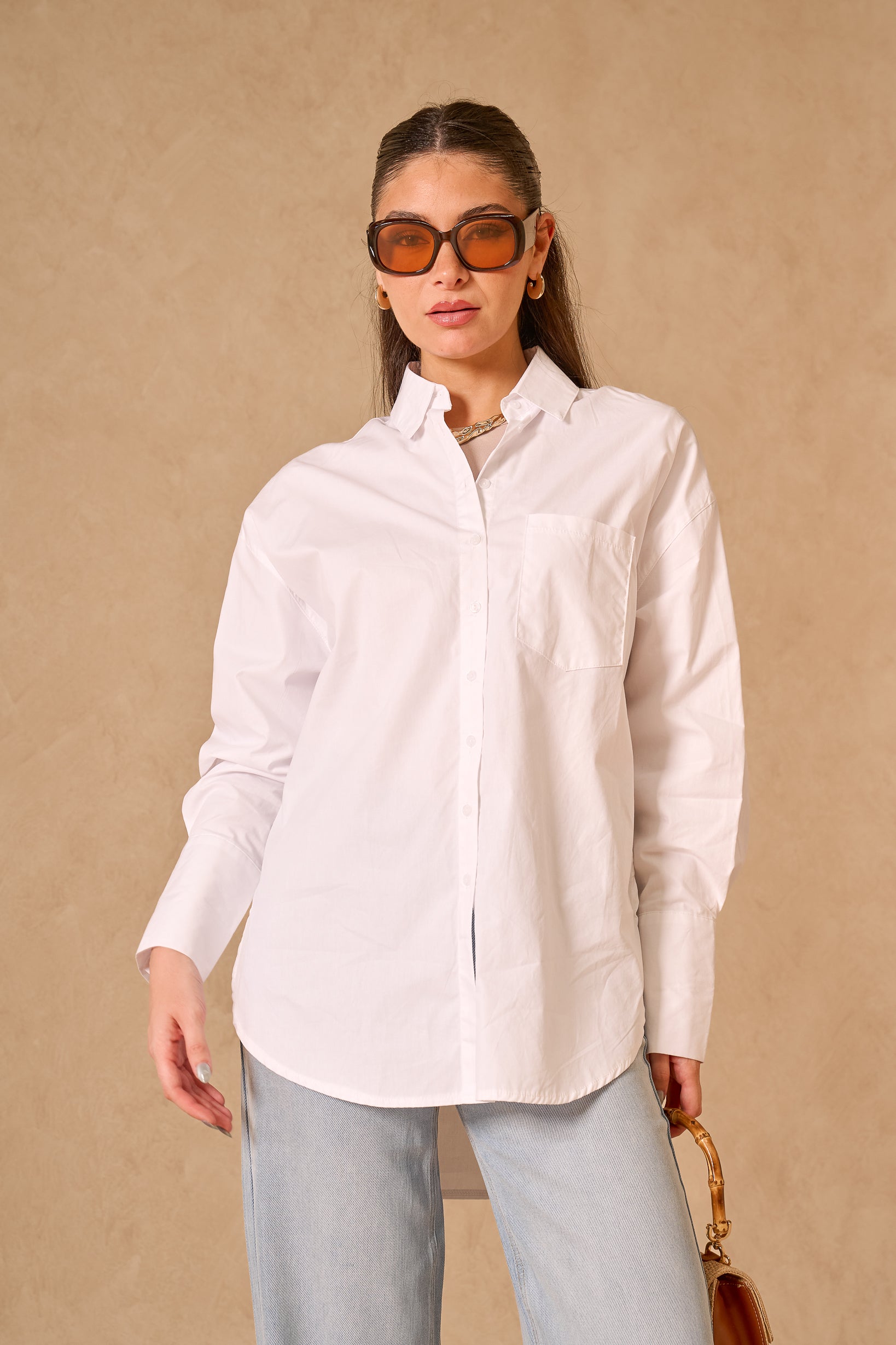 Cici Side Split Shirt