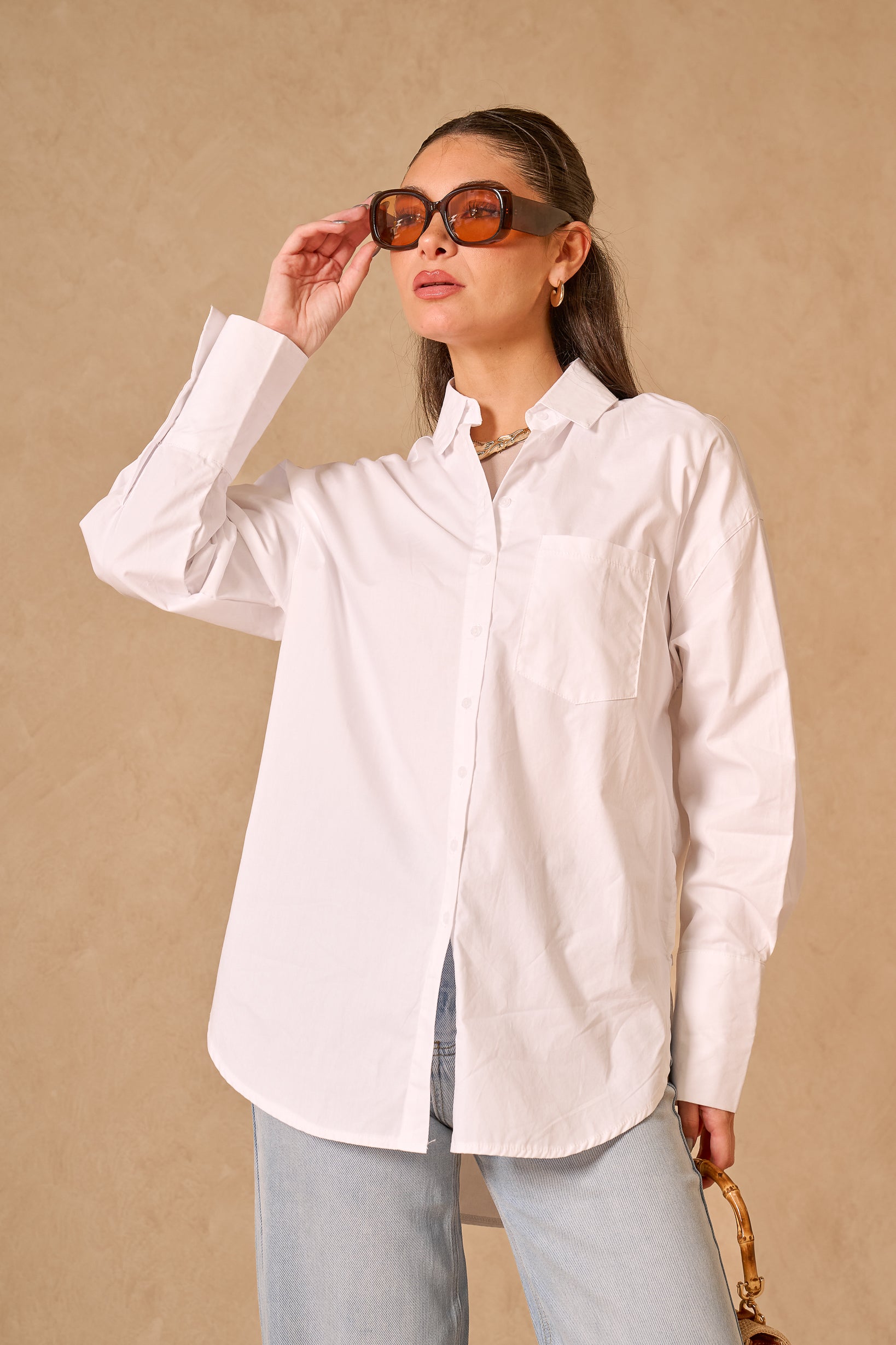 Cici Side Split Shirt