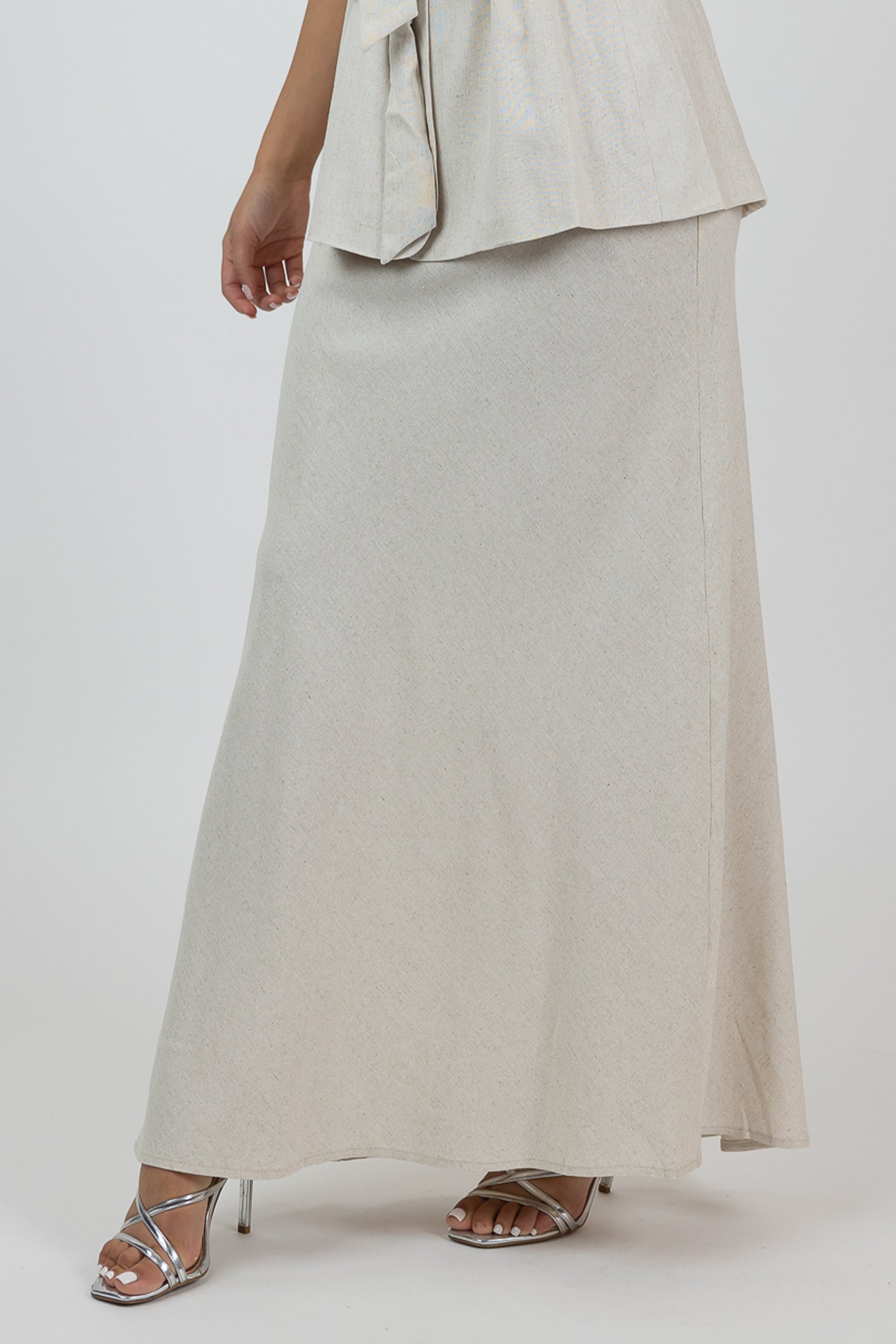 W10271-BEI-linen-skirt