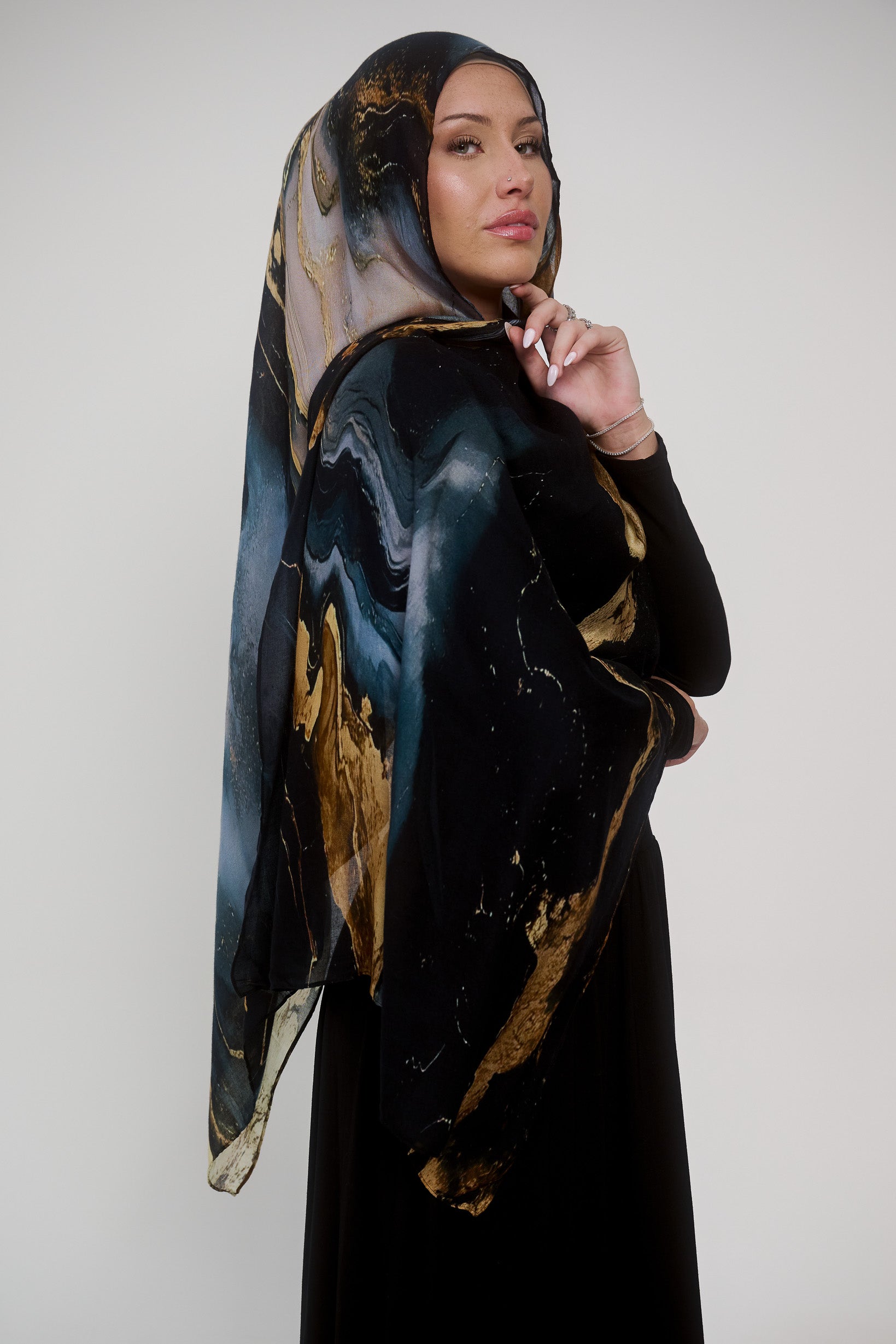 Watermark Modal Shawls - Dark Shades