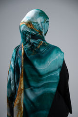 Watermark Modal Shawls - Shades of Light Green