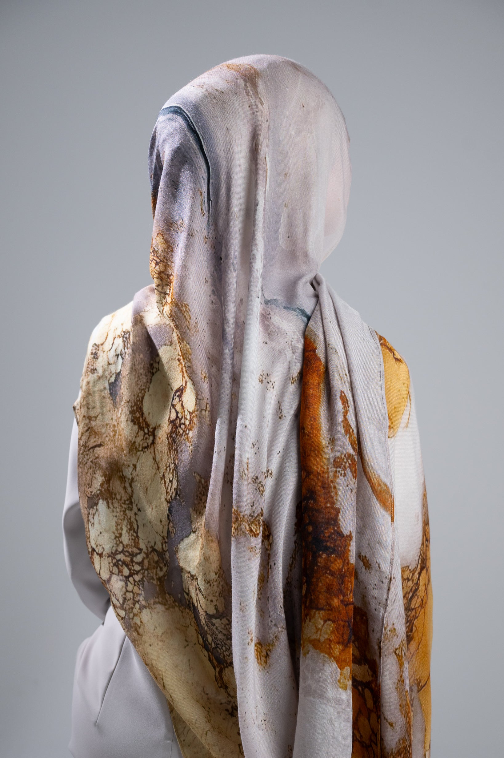 Watermark Modal Shawls - Shades of Orange