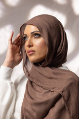 WS2222Cacao-shawl-scarves-cotton
