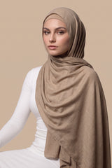Cotton Modal Shawls - Shades of Dark Nude