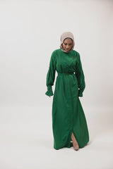 M8278Green-dress-abaya
