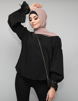 Laced Cuff Blouse -  Modelle