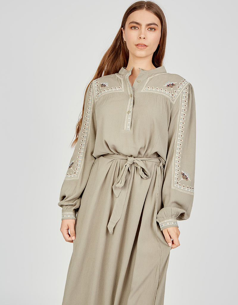 34010-Khaki-dress-abaya