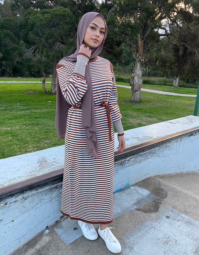 Knit Striped Body Dress -  Modelle