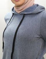 Denim Knit Hoodie -  Modelle
