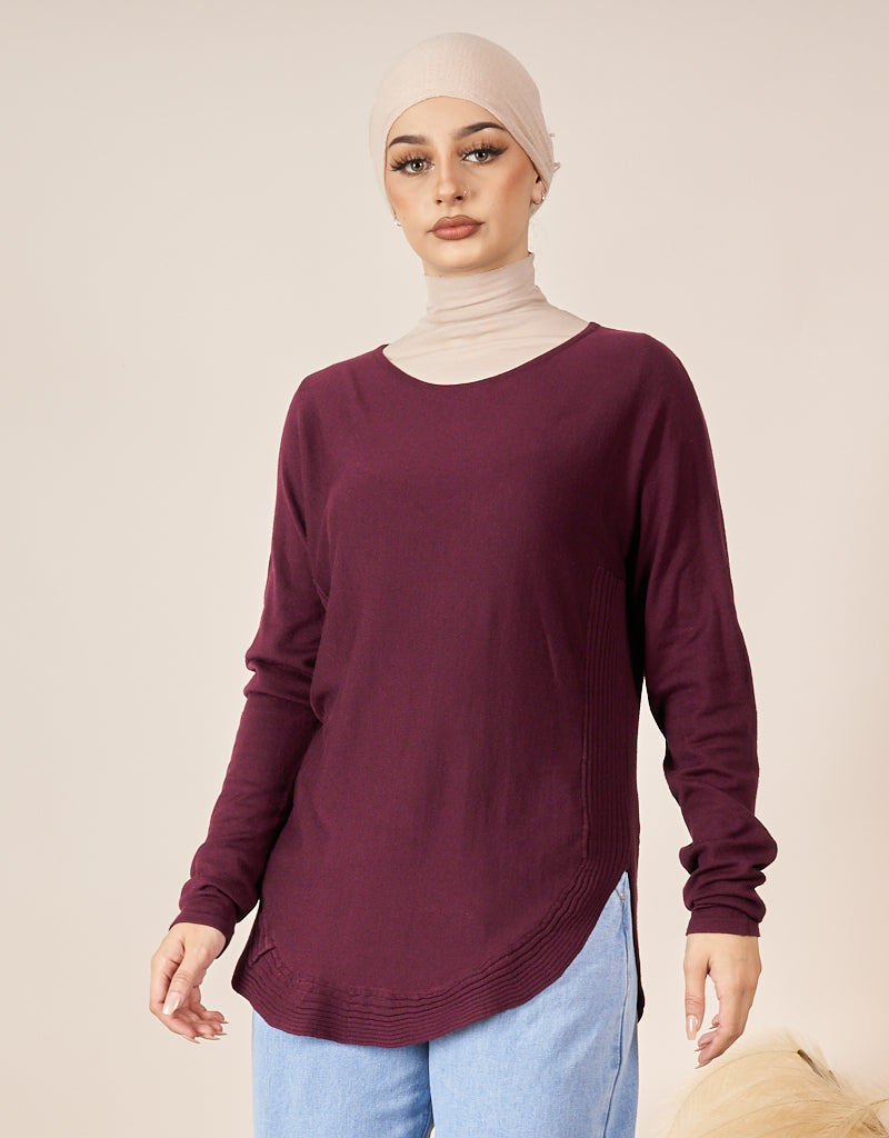 Women Tops Online - Knitted Loop Jumper - Dark Shades | Australia ...