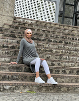 Ribbed Loop Midi Top