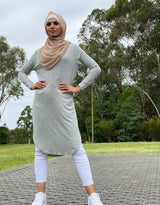 Ribbed Loop Midi Top