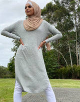 Ribbed Loop Midi Top