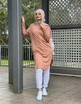 Ribbed Loop Midi Top