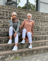 Ribbed Loop Midi Top