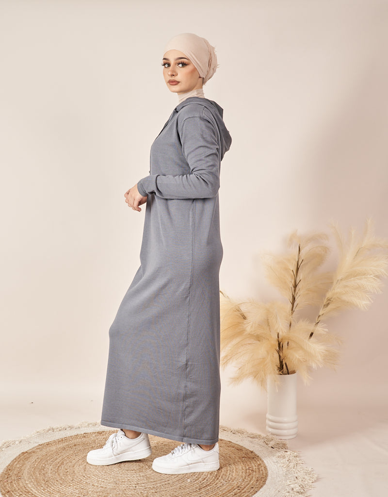 7559-GryBl-knit-dress-abaya